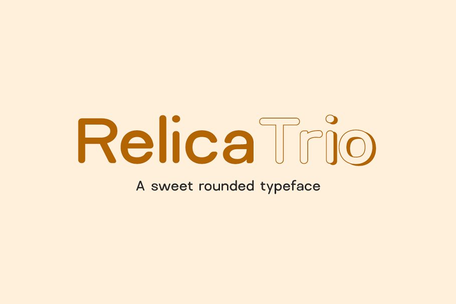 Шрифт Relica Rounded